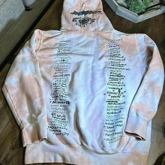 SHAWN MENDES EMBROIDERED MERCH THE TOUR CONCERT PULLOVER SWEATSHIRT MED - Picture 8 of 12